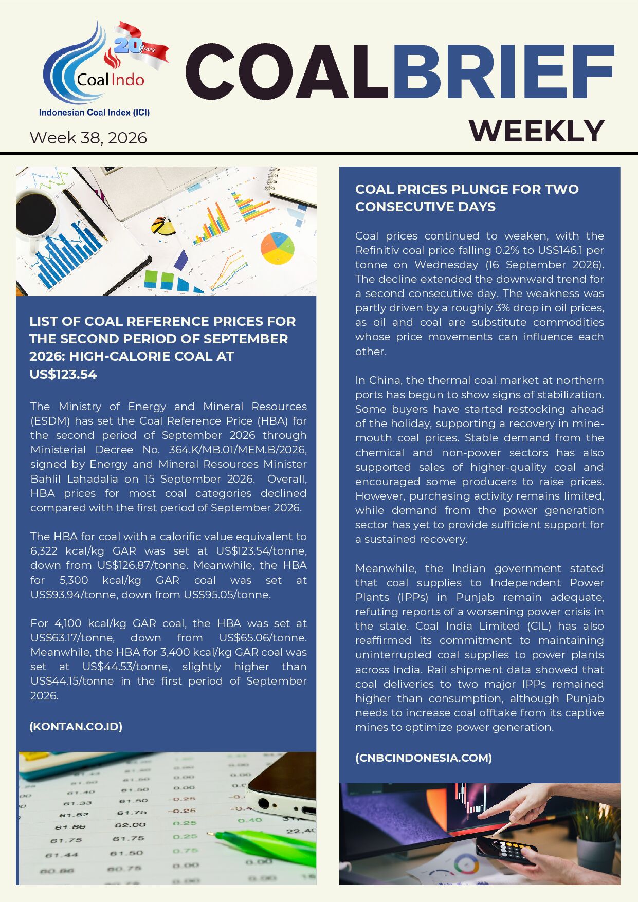CoalBrief Weekly Week 38
