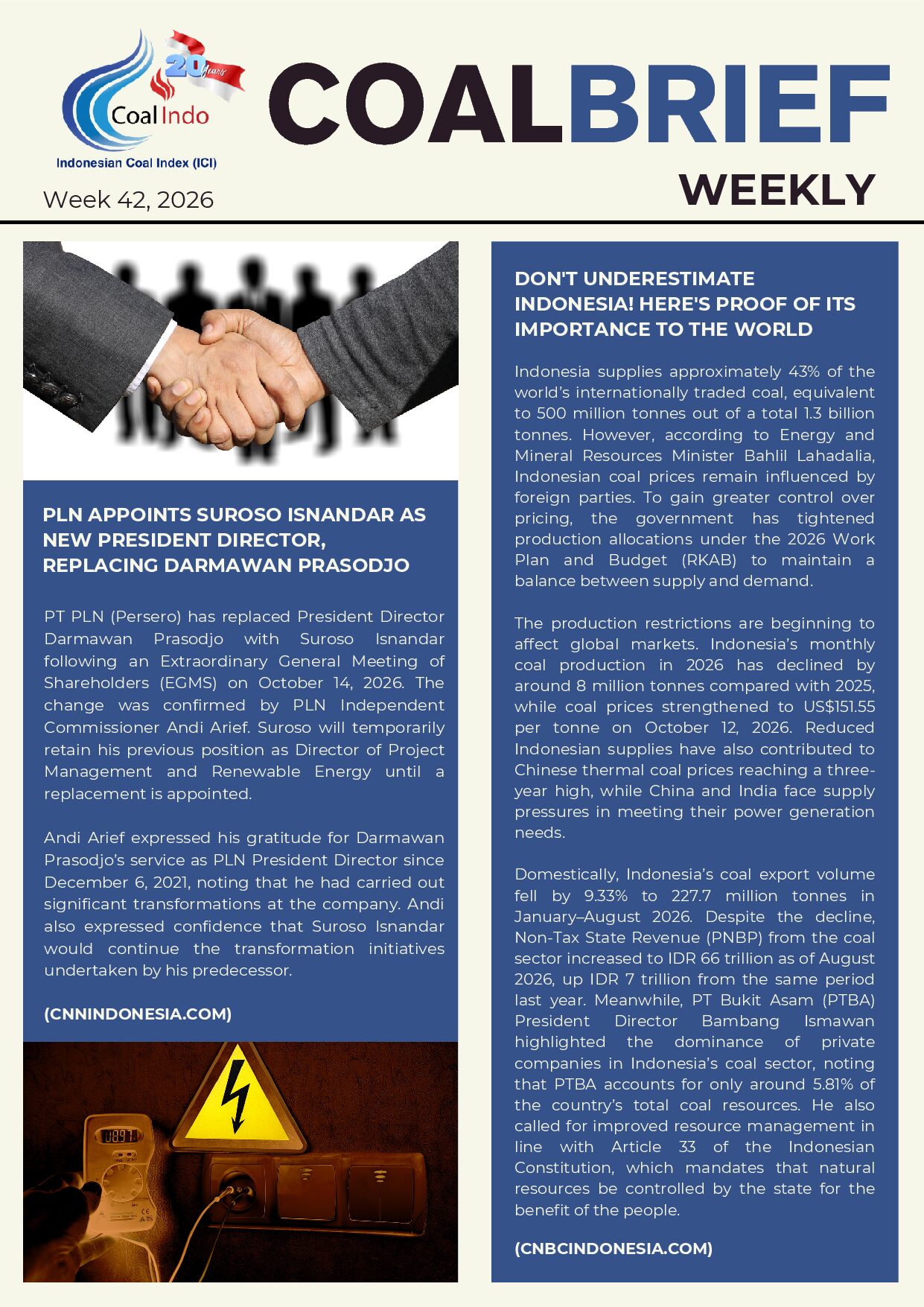 CoalBrief Weekly Week 42
