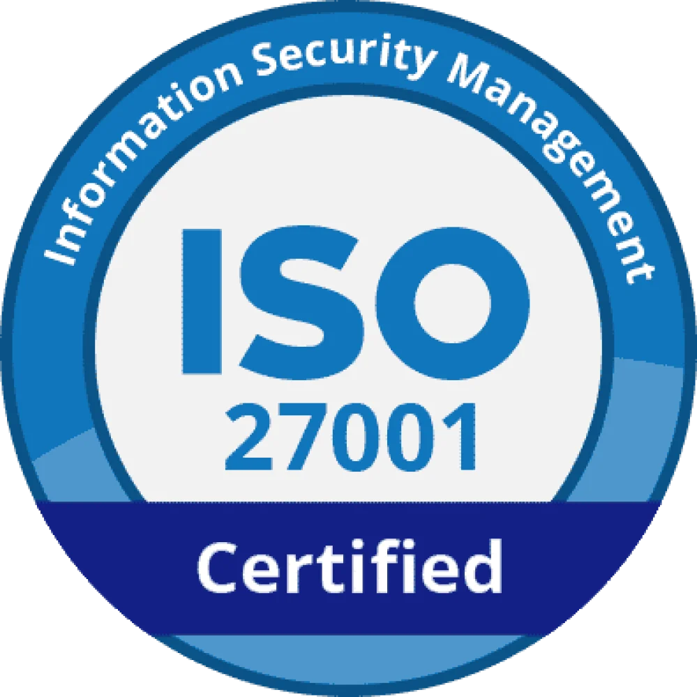 ISO 27001 Certified